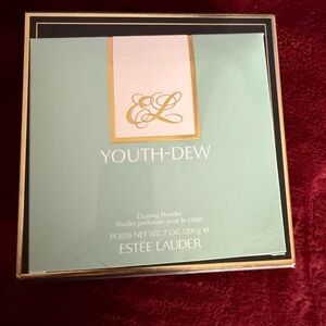 2 new boxes Estee Lauder Youth-Dew Powder in Mint and Gold